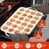 CAKETIME Mini Muffin Pan, 2 Pack of 24 Cups Nonstick Mini Cupcake Pans with Handle for Baking Mini Treats