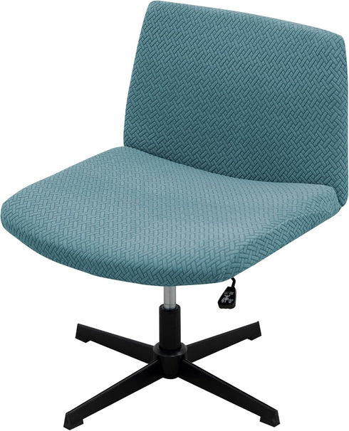 LiveGo Armless Chair Covers, Elastic Criss Cross Chair Cover, Perfect for Vanity/Mid