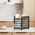 Coffee Pod Holder: K Cup Holder, 4-Tier Coffee Pod Organizer for 80 Pods, Space Saving for Home Office, Rustic Brown