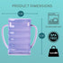 2 Pack Dinneractive Sip Wiz - Baby Pouch Holder No Squeeze Pouch Food Pouches & Juice Box Holder - Anti-Squeeze Yogurt