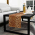 PIEPLE 108 inche Leopard Print Table Runner-Cotton linen-Long Cheetah Print Dresser Scarves,Animal Tablerunner