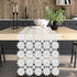 VIJIV Macrame Table Runner 72 Inches Long for Boho Wedding Decor, White