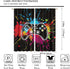 Gamer Curtains for Boys Kids Bedroom, Cool Gaming Decor, Neon Gamepad Teens Curtains for Bedroom Window Treatment Set