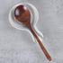 Ceramic Spoon Rest for Kitchen, Heat Resistant Utensil Holder for Countertop, Dishwasher Safe, Blue (White)