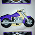 Motorcycle Cookie Cutter 5" Made in USA by Ann Clark.