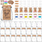 AIXIANG 40 Pack 7 oz Glass Favor Jars with Cork Lid and