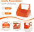 Touri 6 Pack Chicken Nesting Boxes for Laying Eggs for Hens Ducks and Poultry, Orange