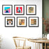 Golden State Art 12x12 Black Frame - Use as 8x8 Picture Frame with White Mat or 12x12 without Mat