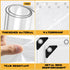 PJT 16Mil Winter,6x10ft Chicken Coop Covers for Thicken Clear Winterizing Insulation Vinyl Tarp for Chicken