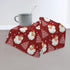 Qilerongrong Set 2 18 26 Inch Christmas Kitchen Dish Towel Santa Claus, Xmas Tree Snowflake Red Decorative Dishcloth