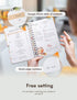 Recipe Book Waterproof Hardcover to Write in Your Recipes, Family Recipe Notebook Holds 120 Recipes
