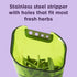 Chef'n ZipStrip Herb Stripper - Updated Design, Green