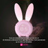 KDtech Kids Alarm Clock - Cute Pink Bunny Digital Alarm Clock with Night Light, 6 Ringtones, Touch Control &