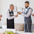 This Legend Has Retired Apron, Funny BBQ Apron with 2 Pockets, Waterproof Dad Cooking Apron for Grilling