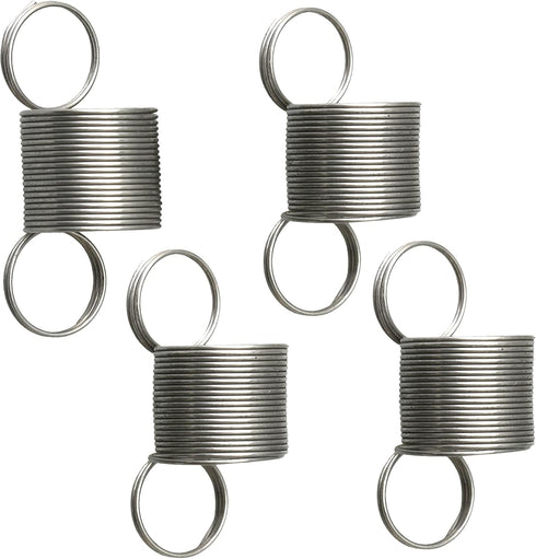 Walmine Silver Metal W1040089 Washing Machine Suspension Spring Replacement for Kenmore, Pack of 4