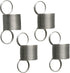 Walmine Silver Metal W1040089 Washing Machine Suspension Spring Replacement for Kenmore, Pack of 4