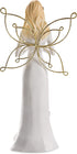 Pavilion - in Loving Memory - 9 Inch White & Gold Angel Figurine