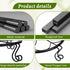 Aivkoif 1/2/4 Pack 10/12 Inch (10IN2PCS) Heavy Duty Iron Plant Stands - Rustproof Metal Flower Pot Holder for Indoor