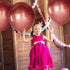 10 Pieces 18 Inch Metallic Balloons, Shiny Latex Balloons for Birthday Wedding Party Decoration (Rose Gold)
