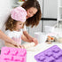 3-Pack Silicone Puppy Paw and Bone Molds for Treats