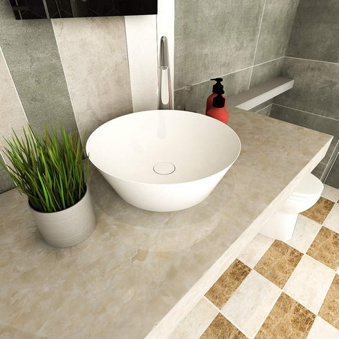 LaCheery Beige Marble Contact Paper for Countertops, Waterproof Marble Look Peel and Stick Wallpaper for Kitchen