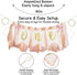 Q&High Life 1st Pre - strung Pink Highchair Banner - One Birthday Highchair Banner for Princess Girls ONE Baby Shower