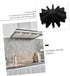 2pcs Chimney Brush, Cleaning Brush Vent Drill Attachment for Air Duct Cleaner