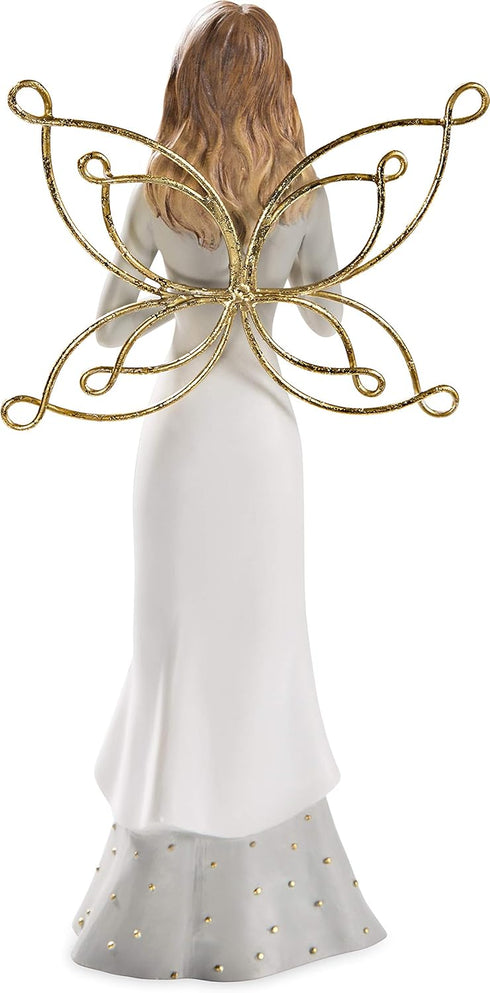 Pavilion 7.5 Inch White & Gold Figurine, Best Friends Come Into Our Lives and Leave Paw Prints On Our Hearts in Memory