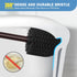 Set (2Pcs UPTRONIC Toilet Brush, Aluminum Alloy Toilet Brush and Holder with Long Handle Durable Bristles Toilet Bowl