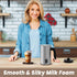 TUMIDY Foamer,4 1 Milk Frother Electric, Coffee Frother, Warm and Cold Milk IN Automatic Milk Warmer Stainless Steel