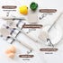 E-far Cooking Utensils Set of 4 - Silicone Kitchen Utensils for Non-stick Cookware, Heat Resistant, Khaki