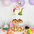 YestBuy 3 Tier Round Cupcake Stand - Acrylic Cake Stand for 23 Cupcakes - Premium Holder for Pastry Parties