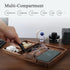 Best Dad Ever Valet Tray - Walnut Wood Nightstand Organizer for Men Women, Catch All Tray for Phone Jewelry Cologne