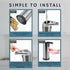 Touchless Hand Sanitizer Dispenser, Automatic Refillable Battery Operated Dispenser for Liquid Soap for Home and Office