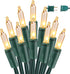 BrizLabs Clear Christmas Lights Outdoor 300 Count 69.6ft Incandescent Christmas Lights Connectable