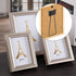 10 Pcs Iron Easel Back Picture Frame Stand with Screws & Screwdriver (Black)