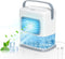 CAYNEL Portable Air Conditioner | 2 Speeds, 5W USB | Water Tank, 1~12h Timer | Adjustable Air Outlet for Desktop &