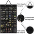 Hanging Earring Holder Organiser, Brooch Pin Display Board with 150 Slots for up to 300 Pairs of Earrings/Pins, Storage