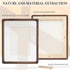 11x14 8x10 5x7, Wooden Large Picture Frames Matted to / Natural Black Walnut Frames Brown