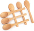 HANSGO 6PCS Small Wooden Spoons, 6inch Soup and Serving Spoons for Coffee, Tea, Jam, Bath Salts