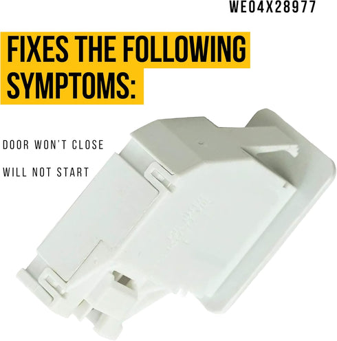 Upgraded WE04X28977 Door Switch Replacement - Compatible Hotpoint GE Dryer Parts - Exact Fit for HTX21EASK0WW