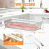 BigKing Bacon Container for Refrigerator with Tongs, Bacon Keeper Container,Lunch Meat Container for Refrigerator, BPA Free, Record Time,PET Airtight Fridge Organizers and Storage with Lids Stackable