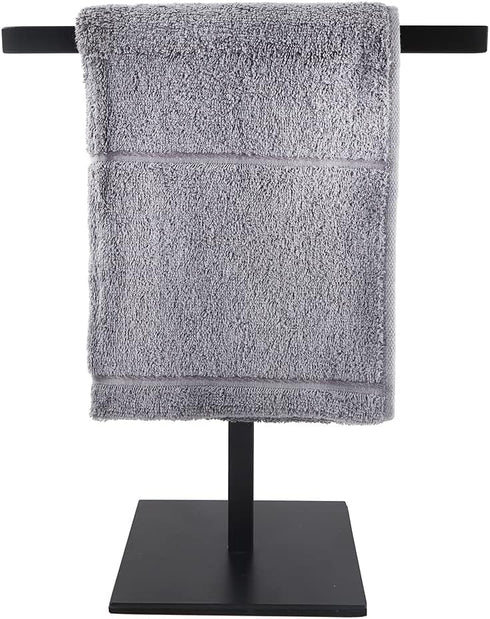 T-Shape Hand Towel Holder Stand, SUS304 Stainless Steel for Bathroom, Kitchen or Vanity Countertop Storage