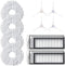 Resuable Mop Cloth for Robot Sweeping Narwal T10 Accessories Parts Microfiber X2