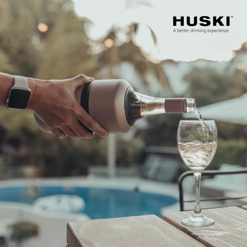 6 Huski Wine Chiller | Award Winning Iceless Design | Keeps Wine Cold up to Hours | Wine Accessory | Next Generation