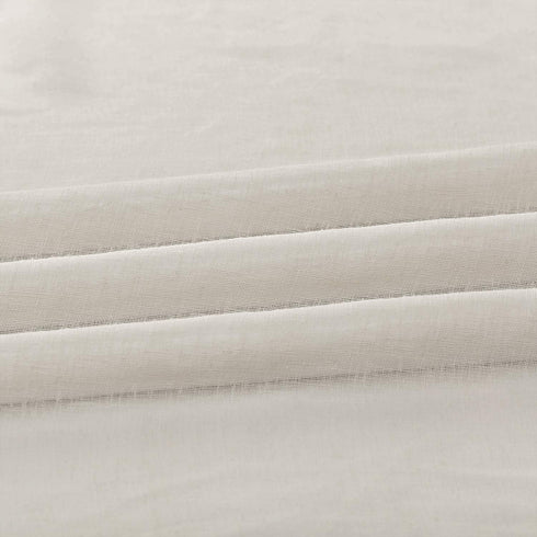 HPD Half Price Drapes Linen Sheer Curtains, 84 Inches Long, Gardenia, 50W x 84L, 1 Panel