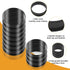 Crumpet Rings - 10PCS Non-Stick 4 Inch English Muffin Rings for Baking, Stainless Steel Design