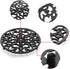 Sumnacon 1Pcs Oval Cast Iron Trivet - Antique Heat Resistant Metal Trivet for Hot Dish, Vintage Hot Plate Pad for