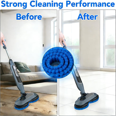 KVLZ 2-Pack S8201/S8001/S7201/S7000 - Newly Upgraded Steam Mop Replacement Brush Head, Compatible with Shark Steam Mops