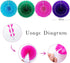Huryfox 33pcs Fiesta Party Decorations - Colorful Mexican Themed Hanging Paper Fans, Pom Poms, and Streamers